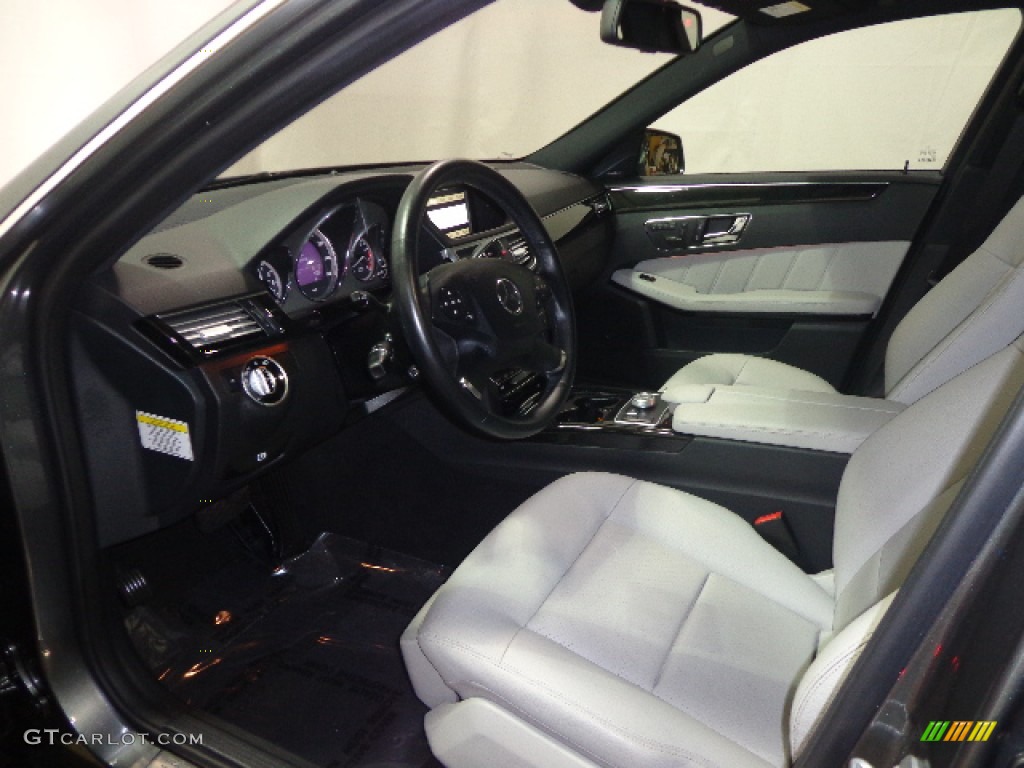 Ash/Black Interior 2011 Mercedes-Benz E 350 4Matic Sedan Photo #90107127