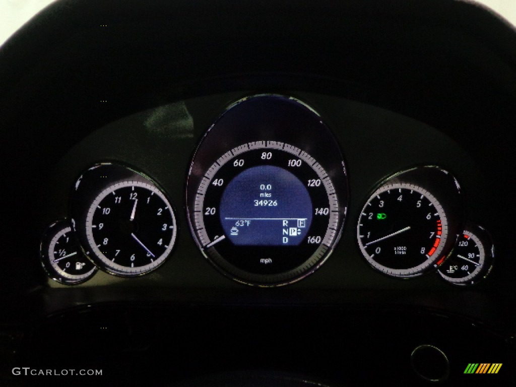 2011 Mercedes-Benz E 350 4Matic Sedan Gauges Photo #90107226