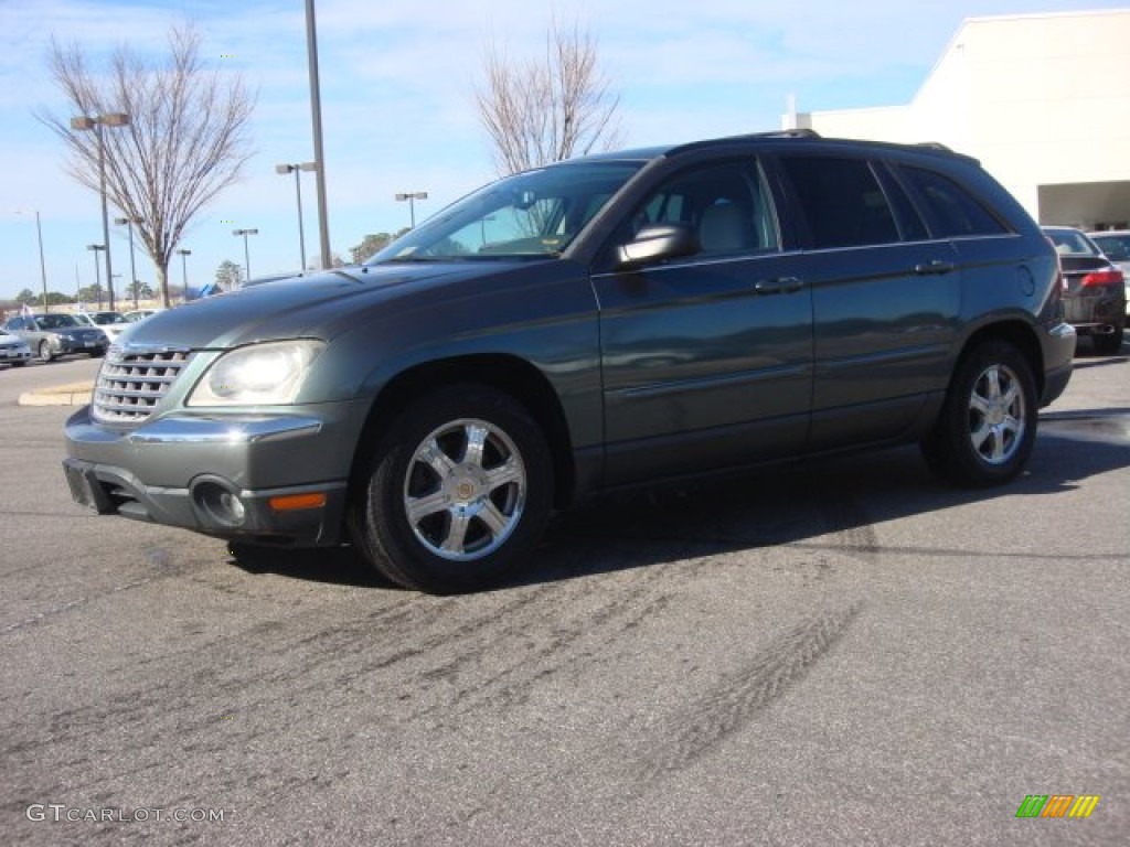 2004 Pacifica Touring - Onyx Green Pearl / Light Taupe photo #2