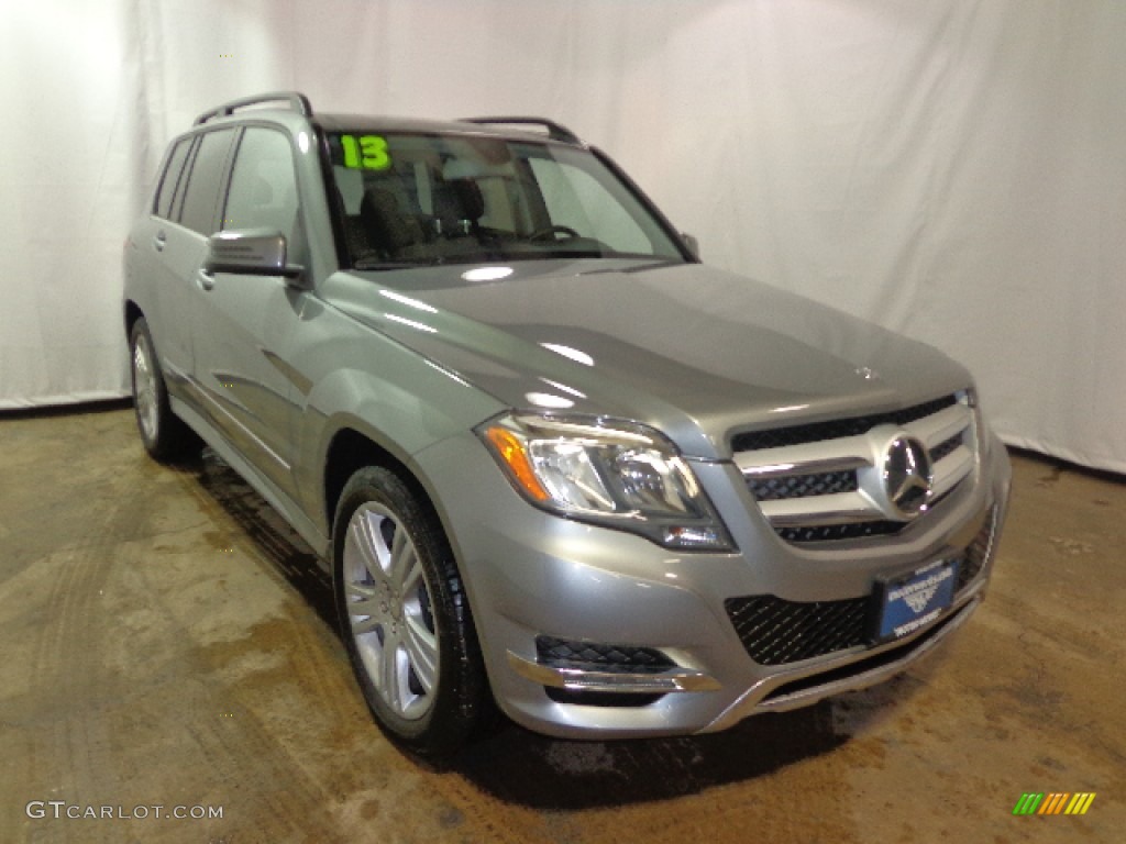 2013 GLK 350 4Matic - Palladium Silver Metallic / Black photo #1