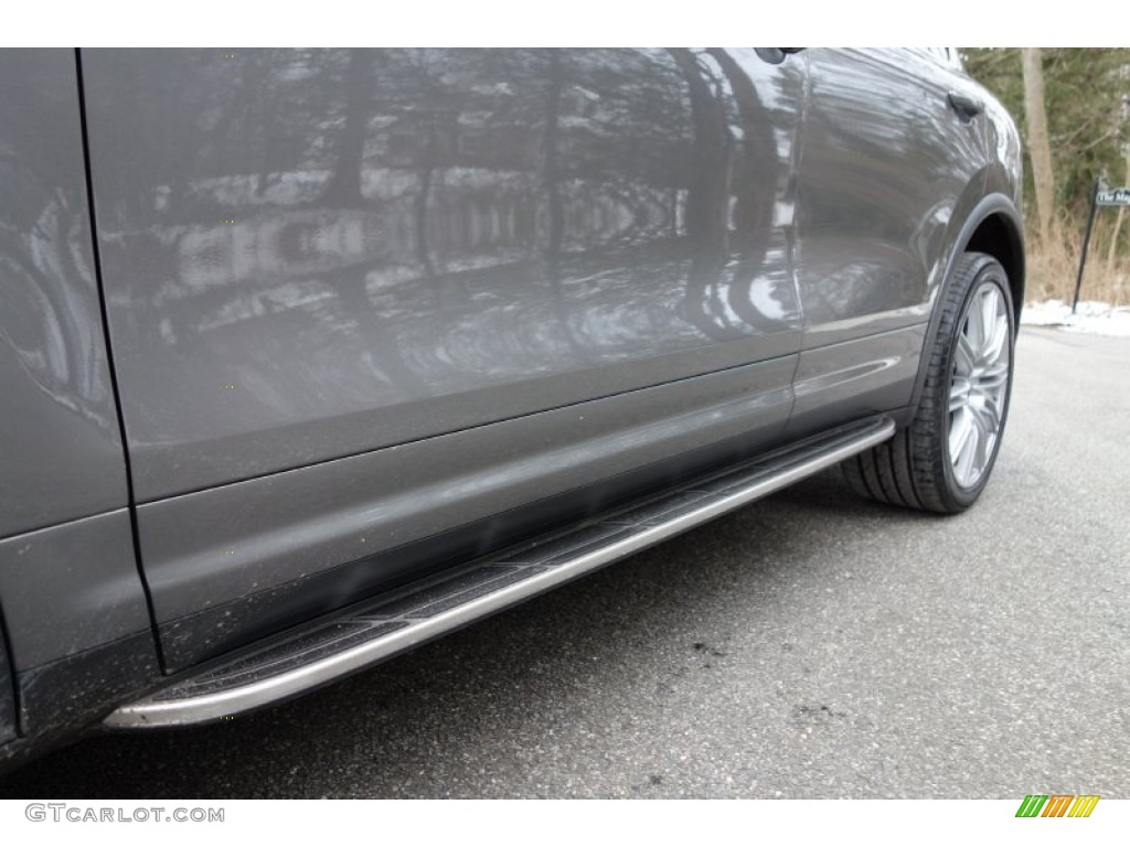 2012 Cayenne Turbo - Meteor Grey Metallic / Black photo #10