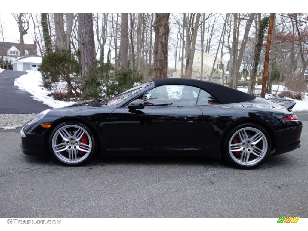 Black 2013 Porsche 911 Carrera S Cabriolet Exterior Photo #90108622