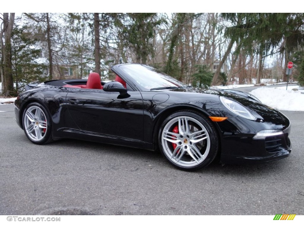 2013 911 Carrera S Cabriolet - Black / Carrera Red Natural Leather photo #8