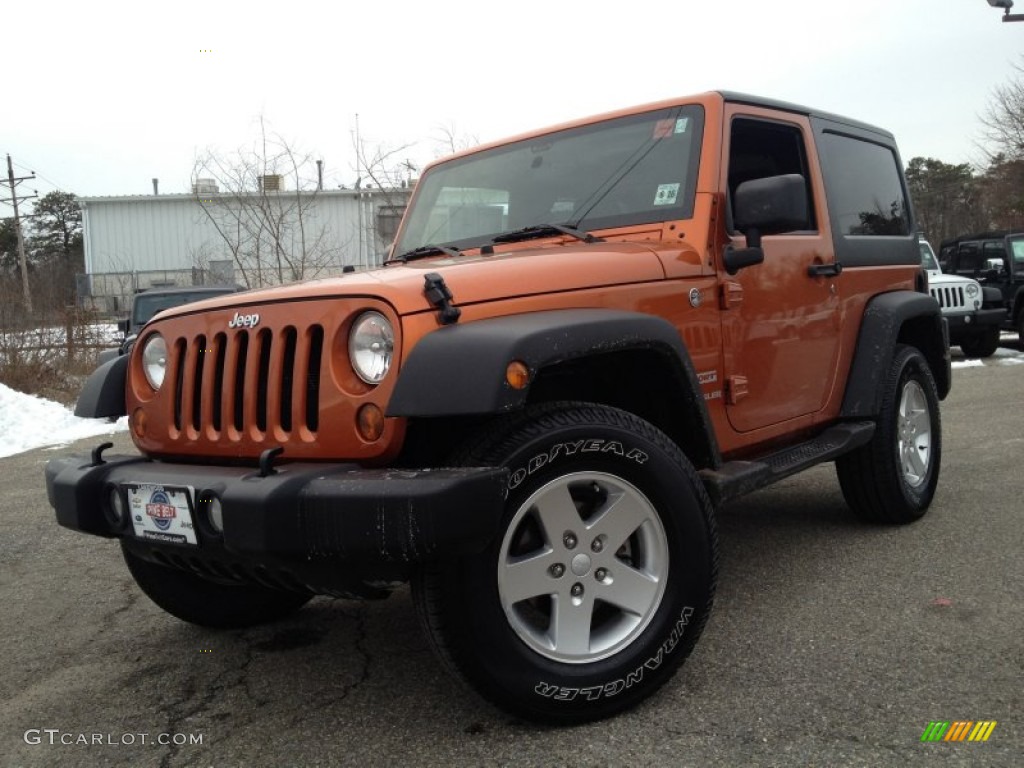 Mango Tango Pearl Jeep Wrangler