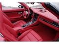Carrera Red Natural Leather Dashboard Photo for 2013 Porsche 911 #90108927