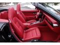 Carrera Red Natural Leather Front Seat Photo for 2013 Porsche 911 #90108947