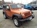 2011 Mango Tango Pearl Jeep Wrangler Sport S 4x4  photo #4