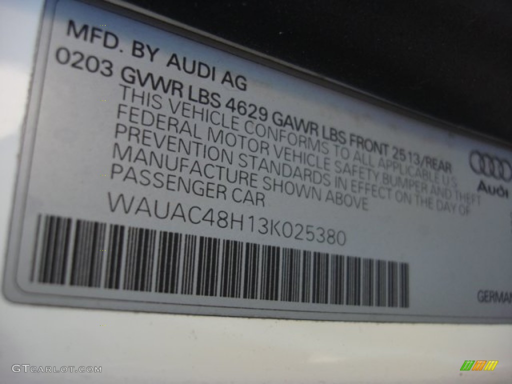 2003 A4 1.8T Cabriolet - Polar White / Beige photo #16
