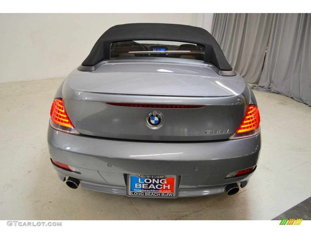 2007 6 Series 650i Convertible - Silver Grey Metallic / Chateau Red photo #6
