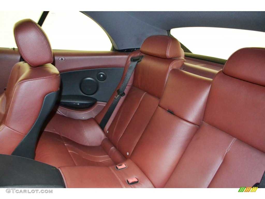 2007 BMW 6 Series 650i Convertible Rear Seat Photo #90110206
