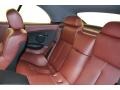 2007 BMW 6 Series Chateau Red Interior Rear Seat Photo