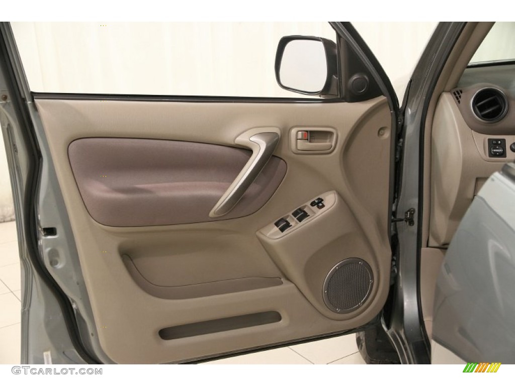 2004 RAV4 4WD - Everglade Green Metallic / Taupe photo #4