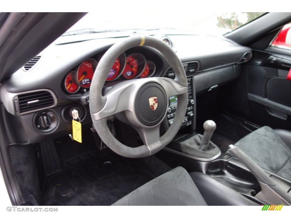 2011 Porsche 911 GT3 RS Black w/Alcantara Dashboard Photo #90111087