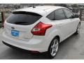 2012 White Platinum Tricoat Metallic Ford Focus Titanium 5-Door  photo #9