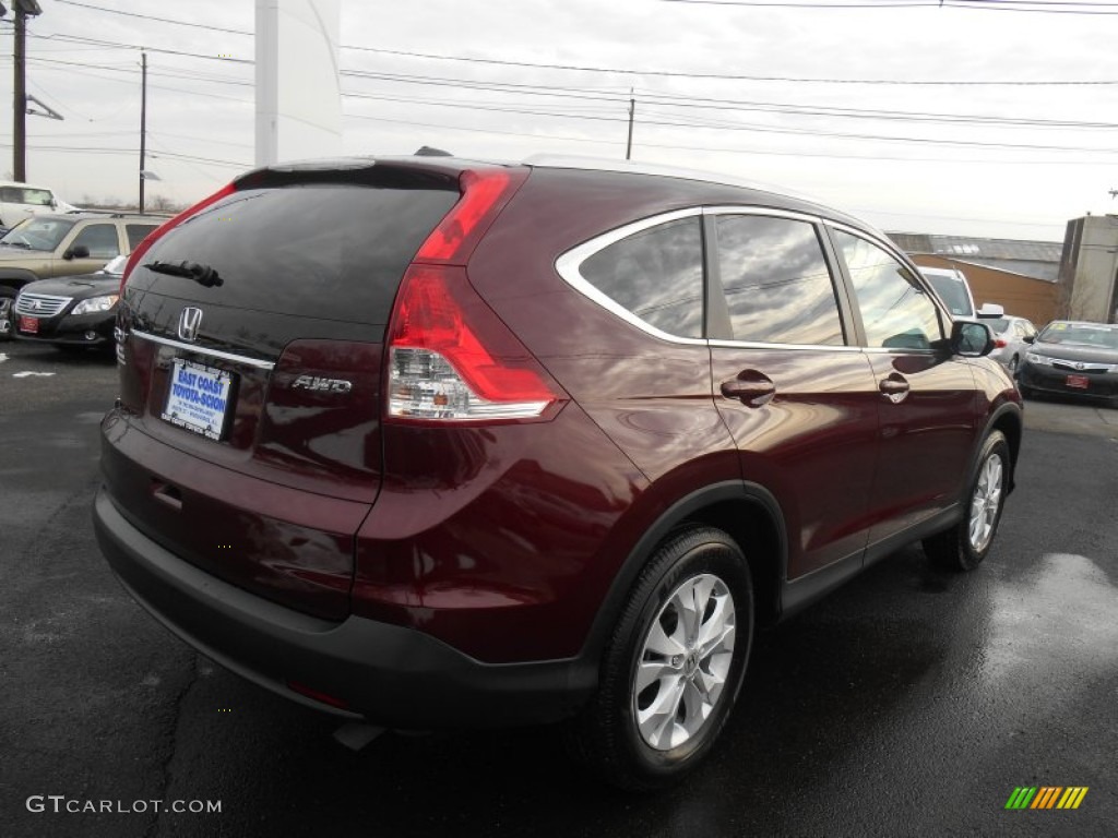 2014 CR-V EX-L AWD - Basque Red Pearl II / Gray photo #4