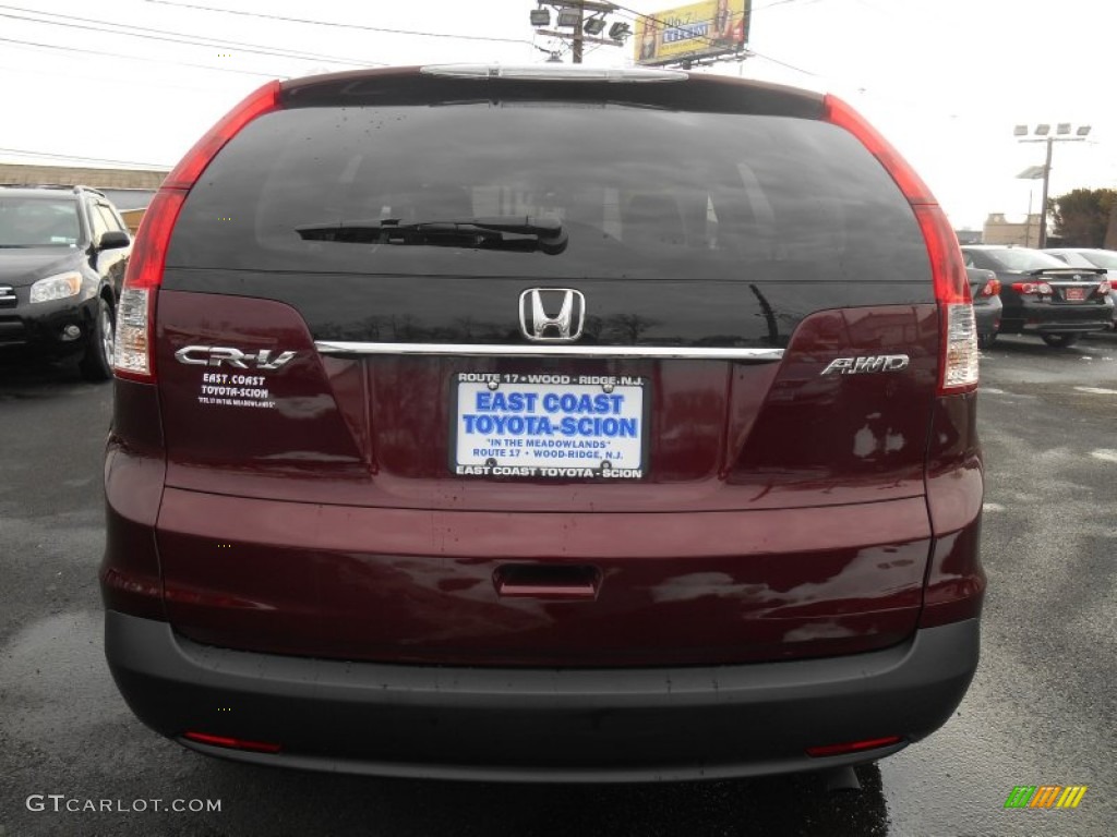 2014 CR-V EX-L AWD - Basque Red Pearl II / Gray photo #5