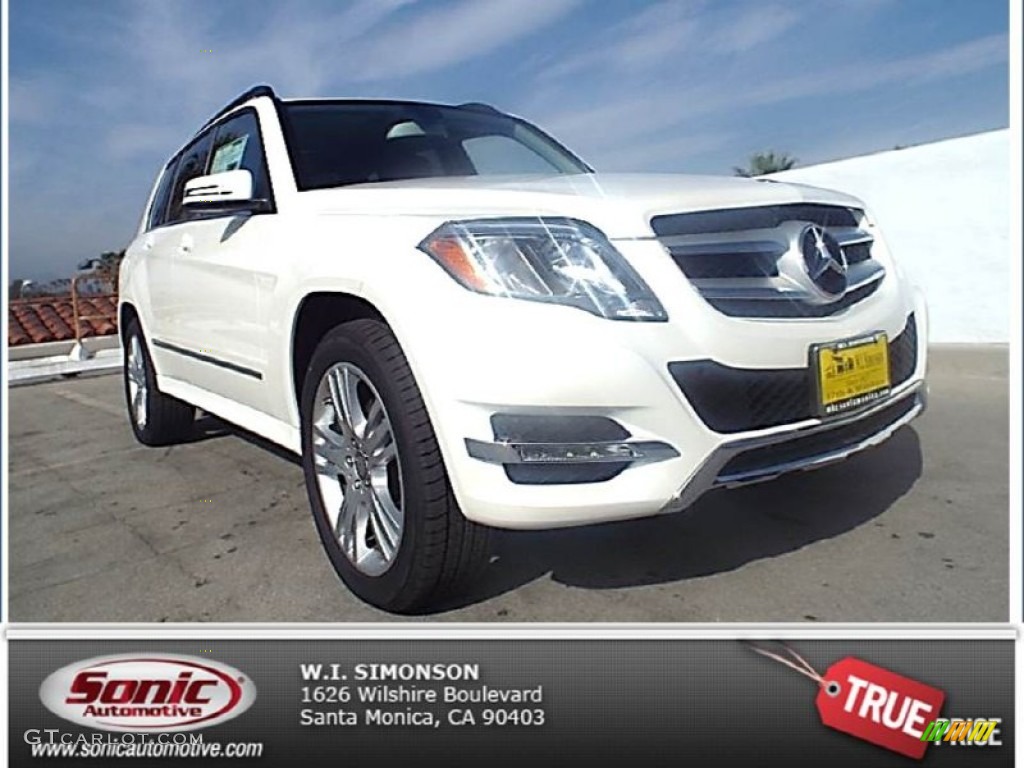 2014 GLK 350 - Diamond White Metallic / Black photo #1