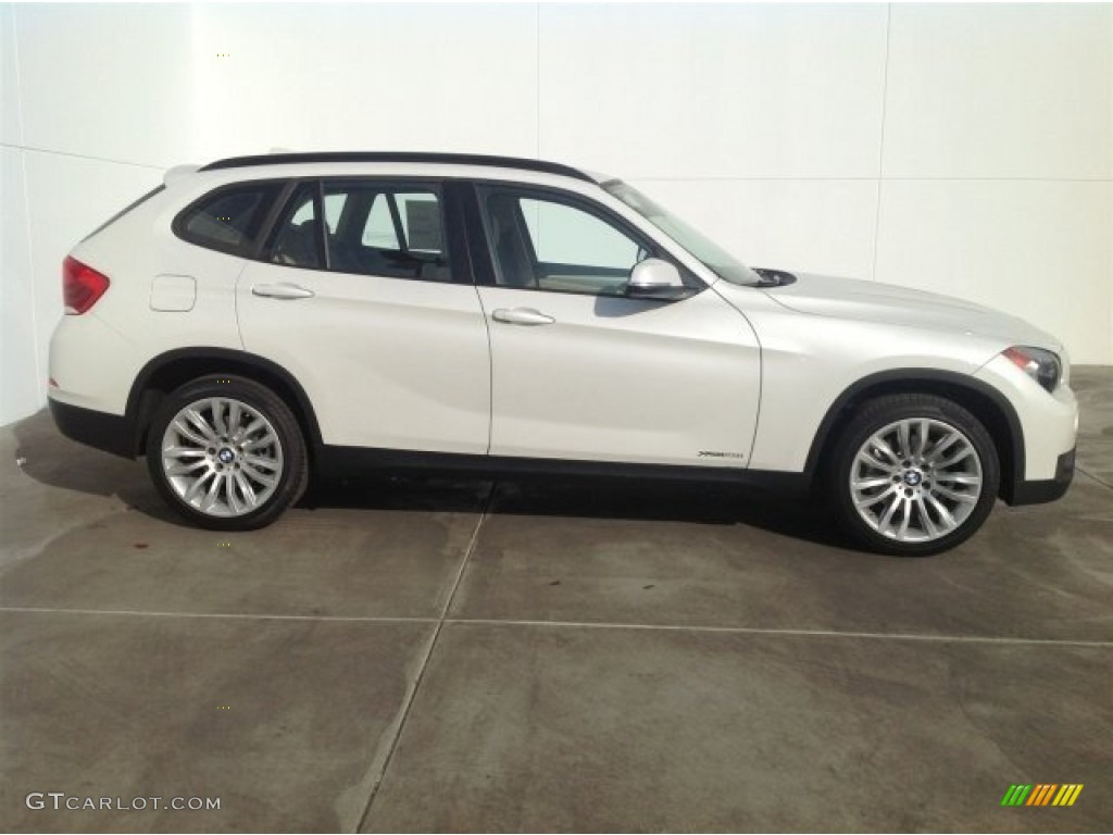 Mineral White Metallic 2014 BMW X1 xDrive28i Exterior Photo #90117378