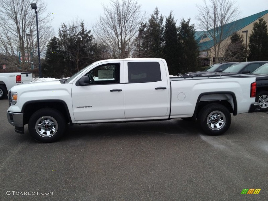 Summit White 2014 GMC Sierra 1500 Crew Cab Exterior Photo #90117549