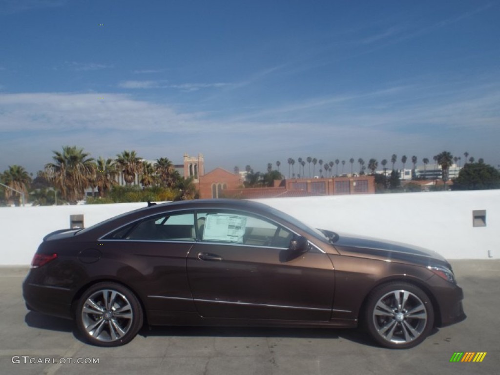 Dolomite Brown Metallic 2014 Mercedes-Benz E 350 Coupe Exterior Photo #90117624