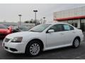 2010 Dover White Pearl Mitsubishi Galant FE  photo #3