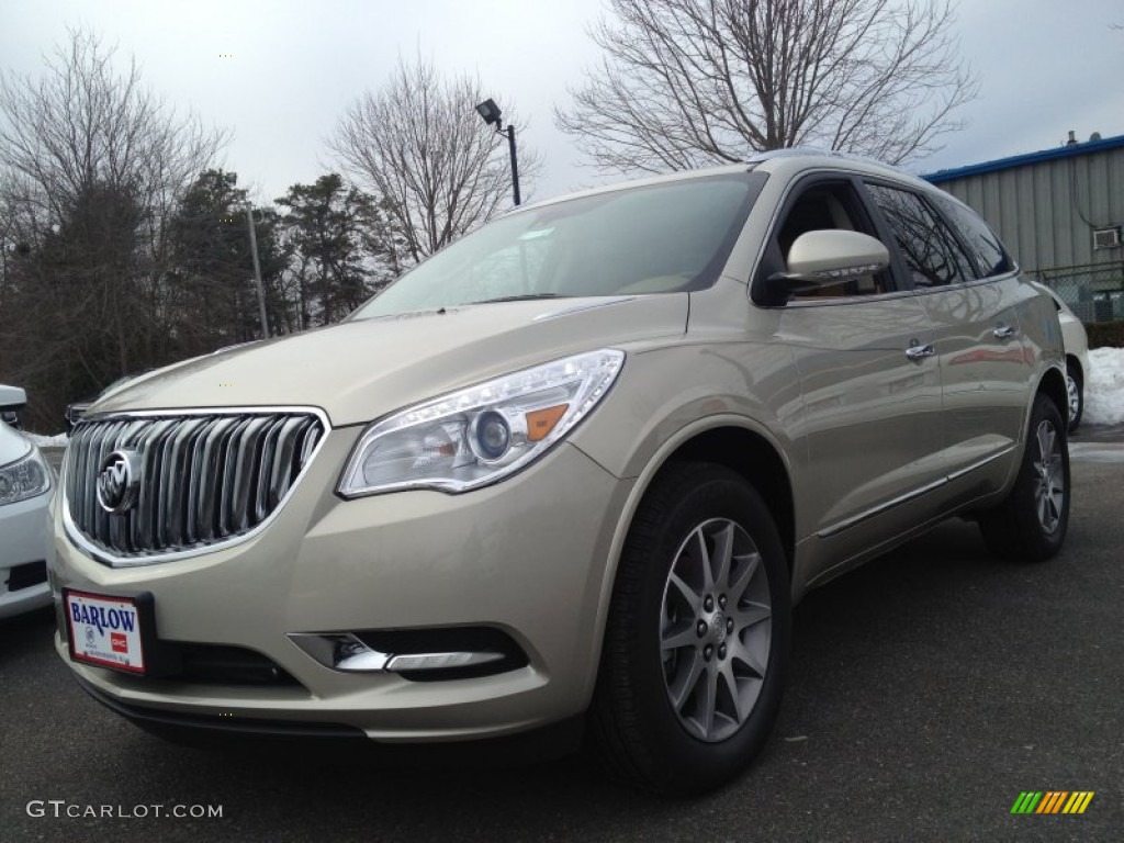 2014 Enclave Leather AWD - Champagne Silver Metallic / Cocaccino photo #1