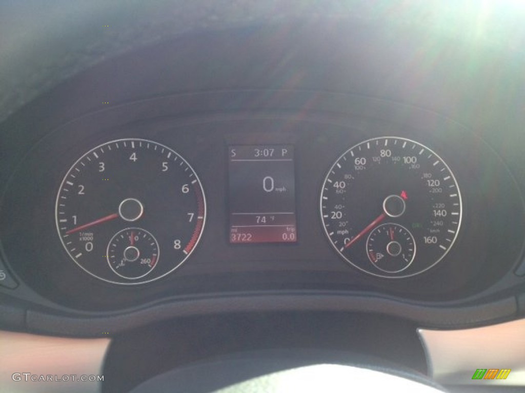 2013 Passat 2.5L SE - Glacier Blue Metallic / Titan Black photo #15