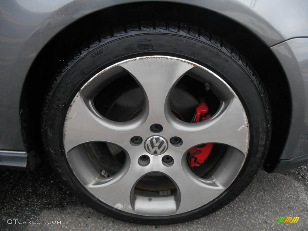 2008 GTI 2 Door - United Grey Metallic / Anthracite Black photo #8