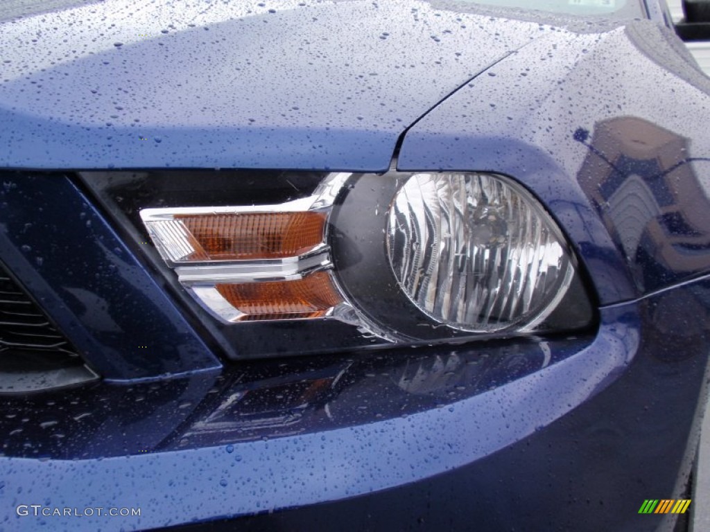 2011 Mustang V6 Coupe - Kona Blue Metallic / Charcoal Black photo #9