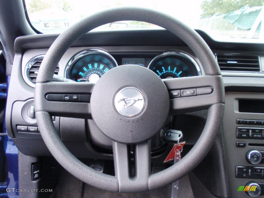 2011 Mustang V6 Coupe - Kona Blue Metallic / Charcoal Black photo #35
