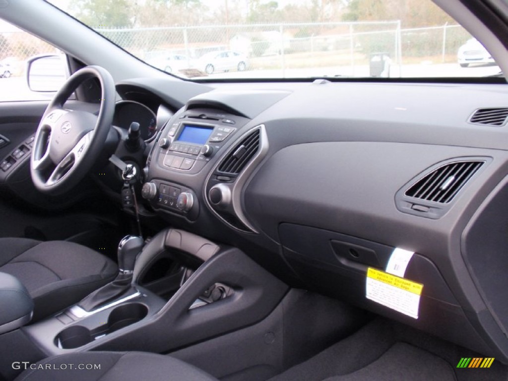 2014 Hyundai Tucson GLS Black Dashboard Photo #90123111