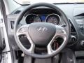Black 2014 Hyundai Tucson GLS Steering Wheel