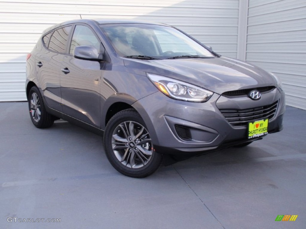 2014 Tucson GLS - Shadow Gray / Black photo #1