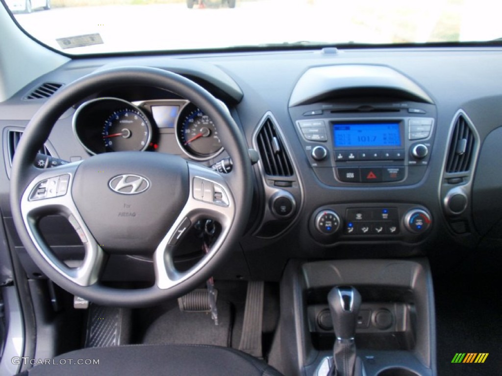 2014 Hyundai Tucson GLS Black Dashboard Photo #90123360