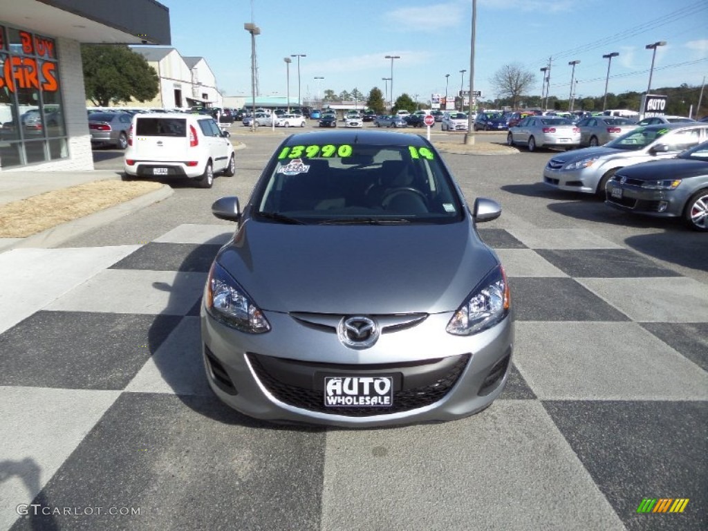 2014 Mazda2 Sport - Liquid Silver / Black photo #2