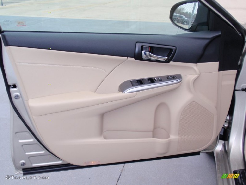 2014 Camry Hybrid XLE - Champagne Mica / Ivory photo #24