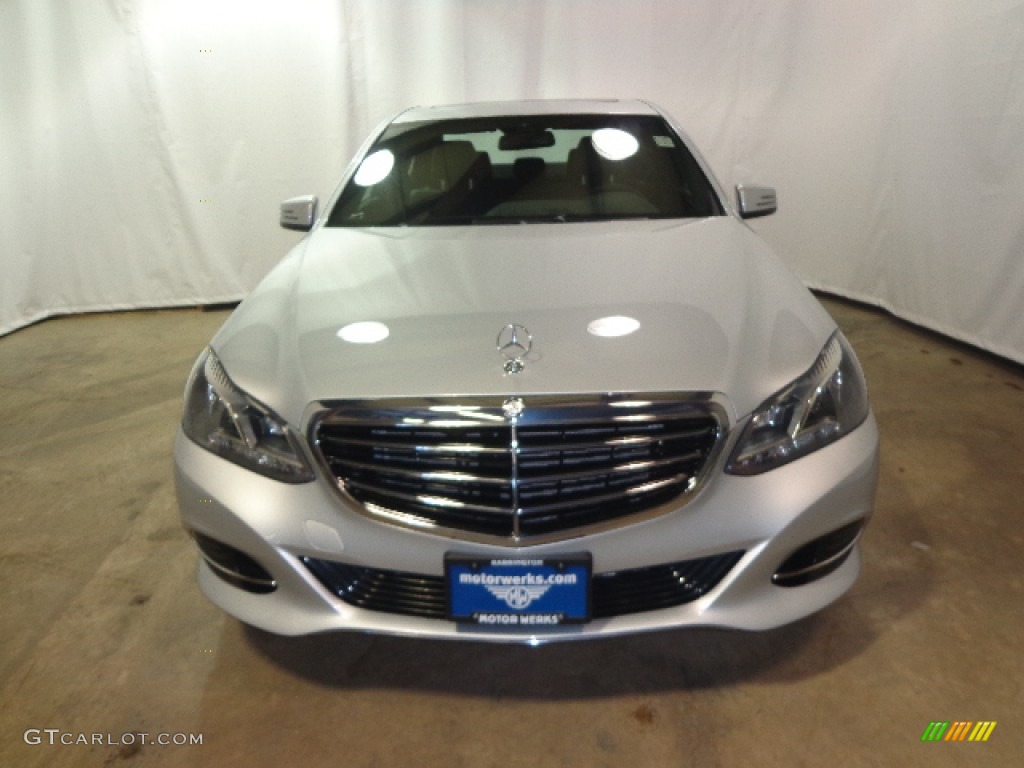 2014 E 350 4Matic Sedan - Iridium Silver Metallic / Black photo #2