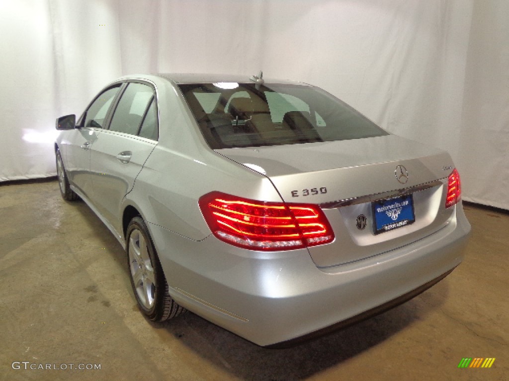 2014 E 350 4Matic Sedan - Iridium Silver Metallic / Black photo #6