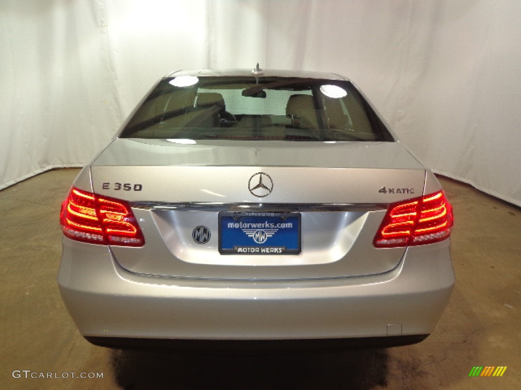 2014 E 350 4Matic Sedan - Iridium Silver Metallic / Black photo #7