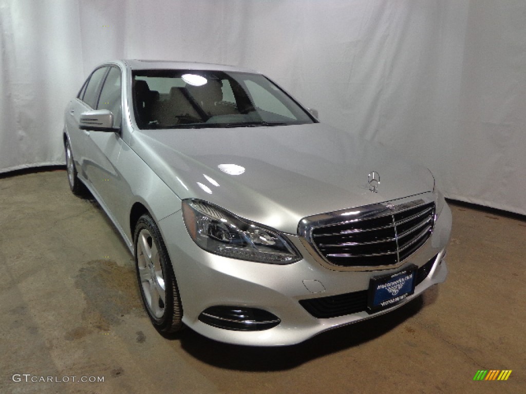 2014 E 350 4Matic Sedan - Iridium Silver Metallic / Black photo #12