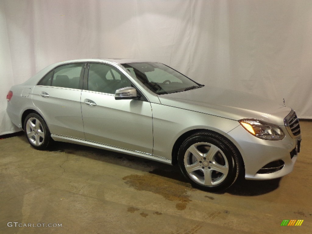 2014 E 350 4Matic Sedan - Iridium Silver Metallic / Black photo #13