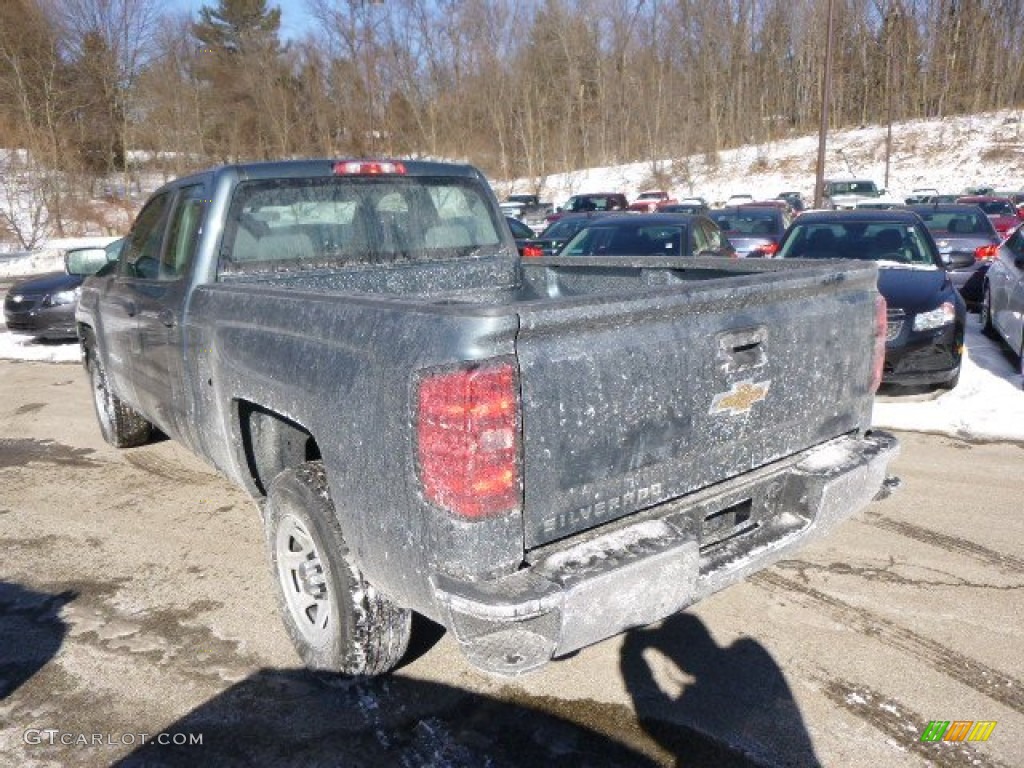 2014 Silverado 1500 WT Double Cab - Blue Granite Metallic / Jet Black/Dark Ash photo #8