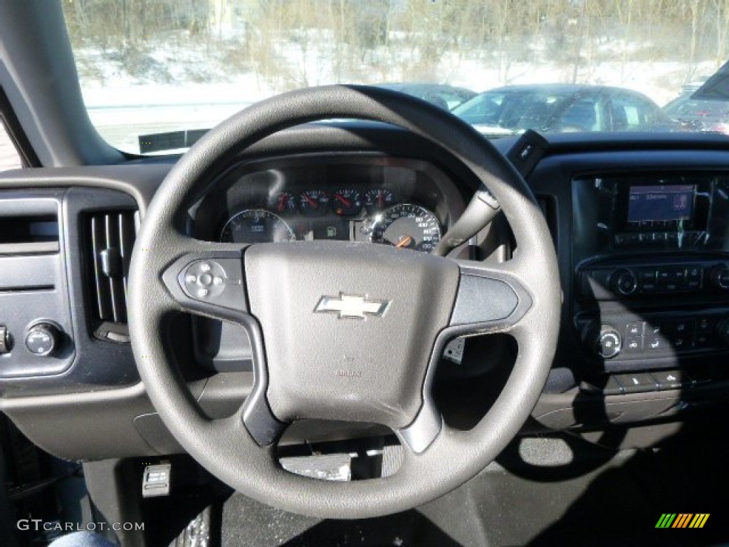 2014 Silverado 1500 WT Double Cab - Blue Granite Metallic / Jet Black/Dark Ash photo #17