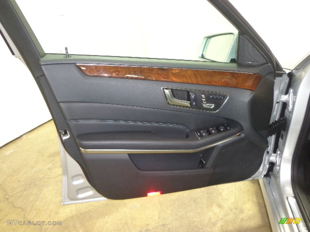 2014 E 350 4Matic Sedan - Iridium Silver Metallic / Black photo #24