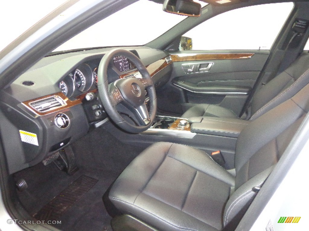 2014 E 350 4Matic Sedan - Iridium Silver Metallic / Black photo #25