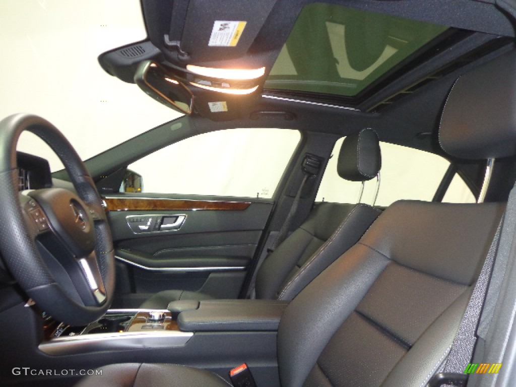 2014 E 350 4Matic Sedan - Iridium Silver Metallic / Black photo #27