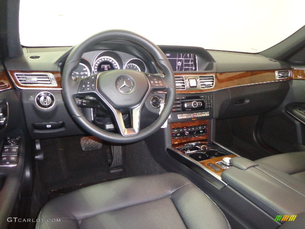 2014 E 350 4Matic Sedan - Iridium Silver Metallic / Black photo #28