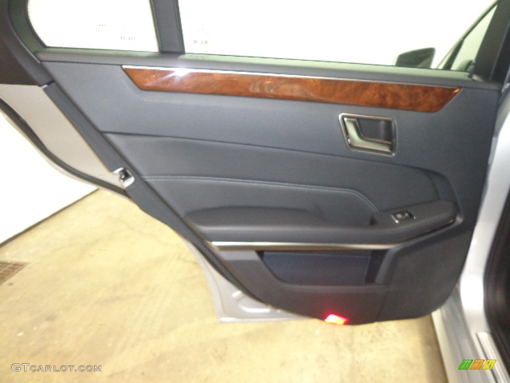 2014 E 350 4Matic Sedan - Iridium Silver Metallic / Black photo #33