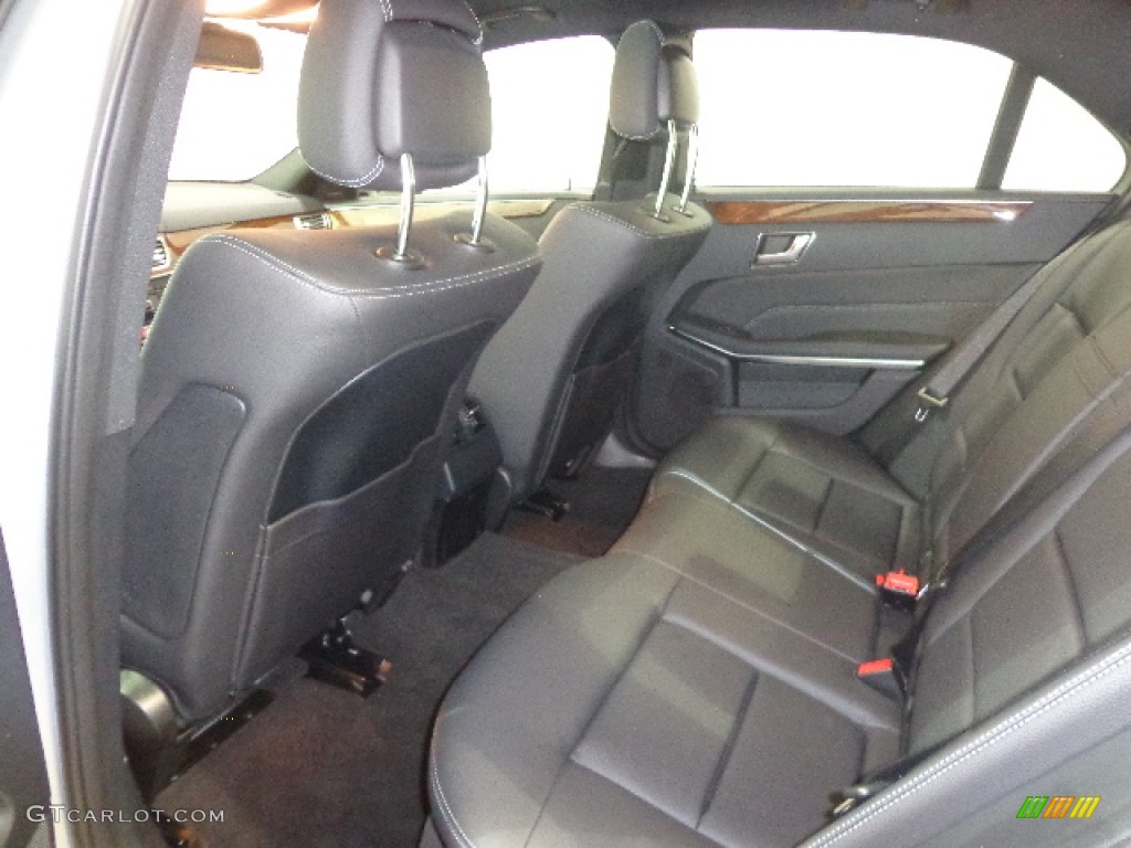 2014 E 350 4Matic Sedan - Iridium Silver Metallic / Black photo #34