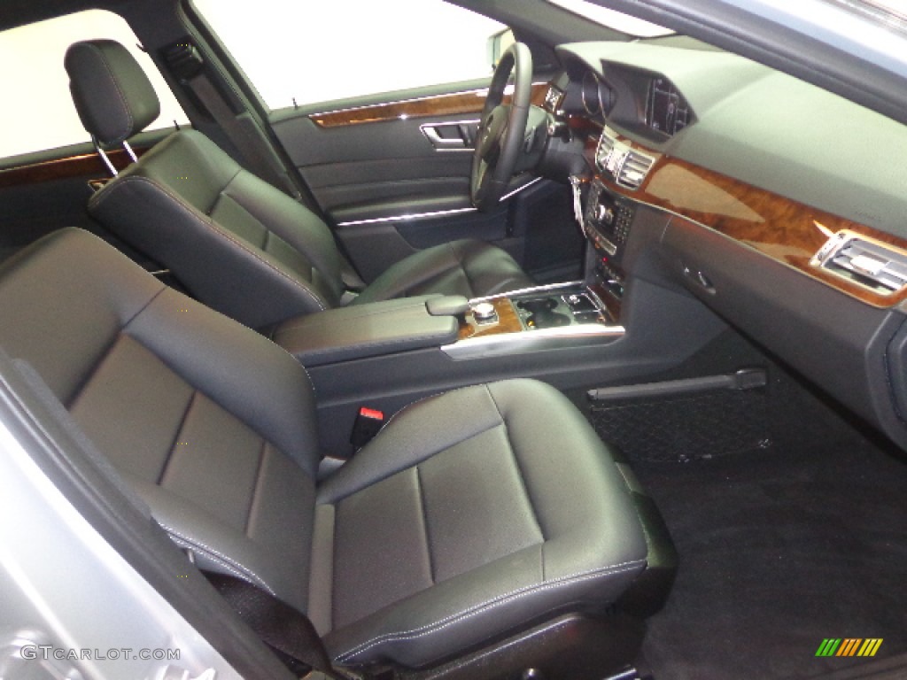2014 E 350 4Matic Sedan - Iridium Silver Metallic / Black photo #38